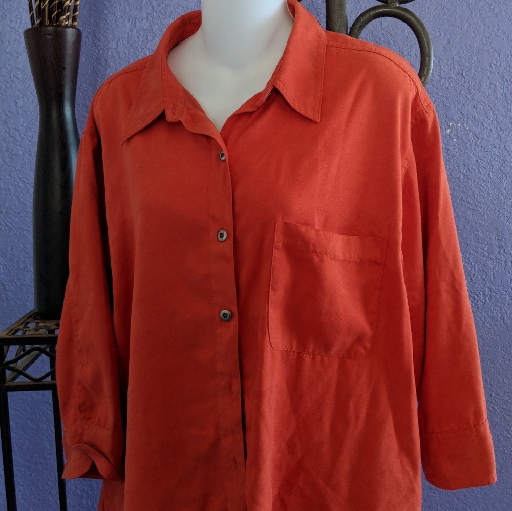 Vintage Chico's orange jacket